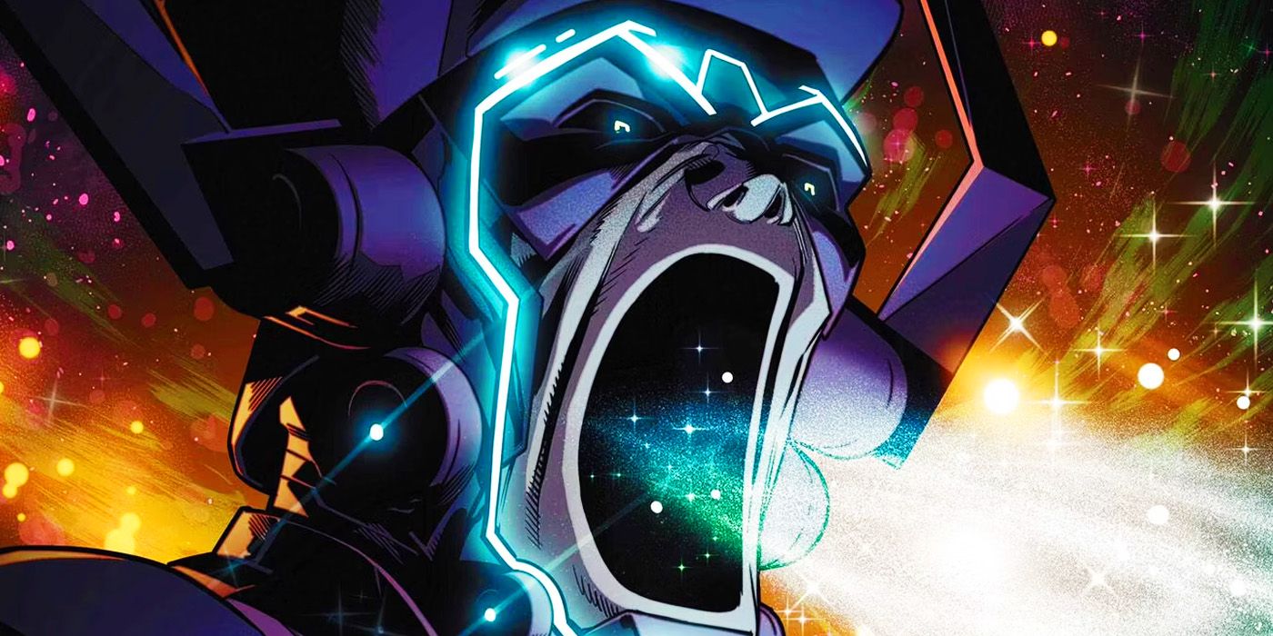 Galactus eating planets in Fantastic Four Life Story in Marvel Comics