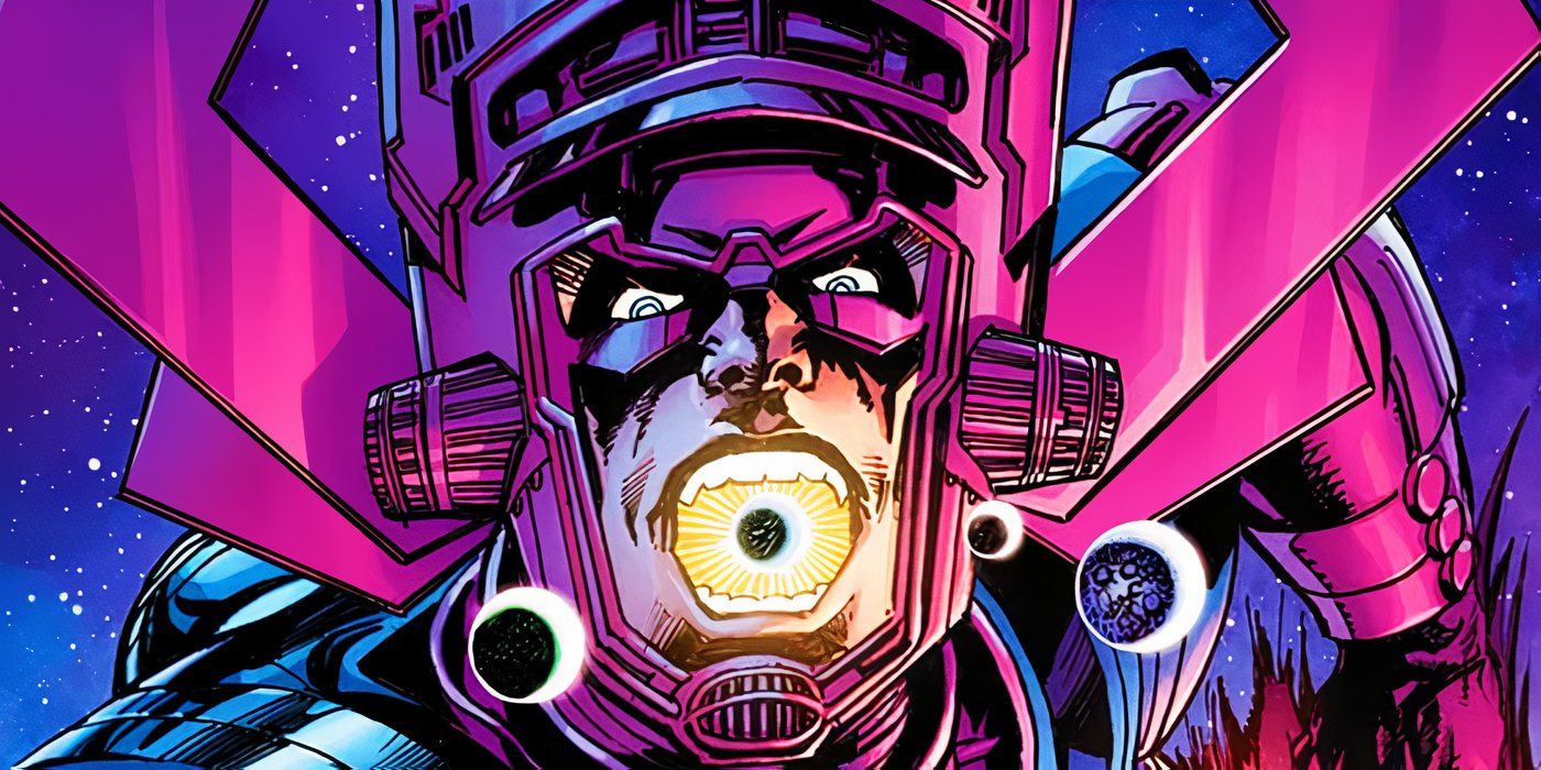 Fantastic Fours New Galactus & Silver Surfer Join Forces In Dark MCU Art