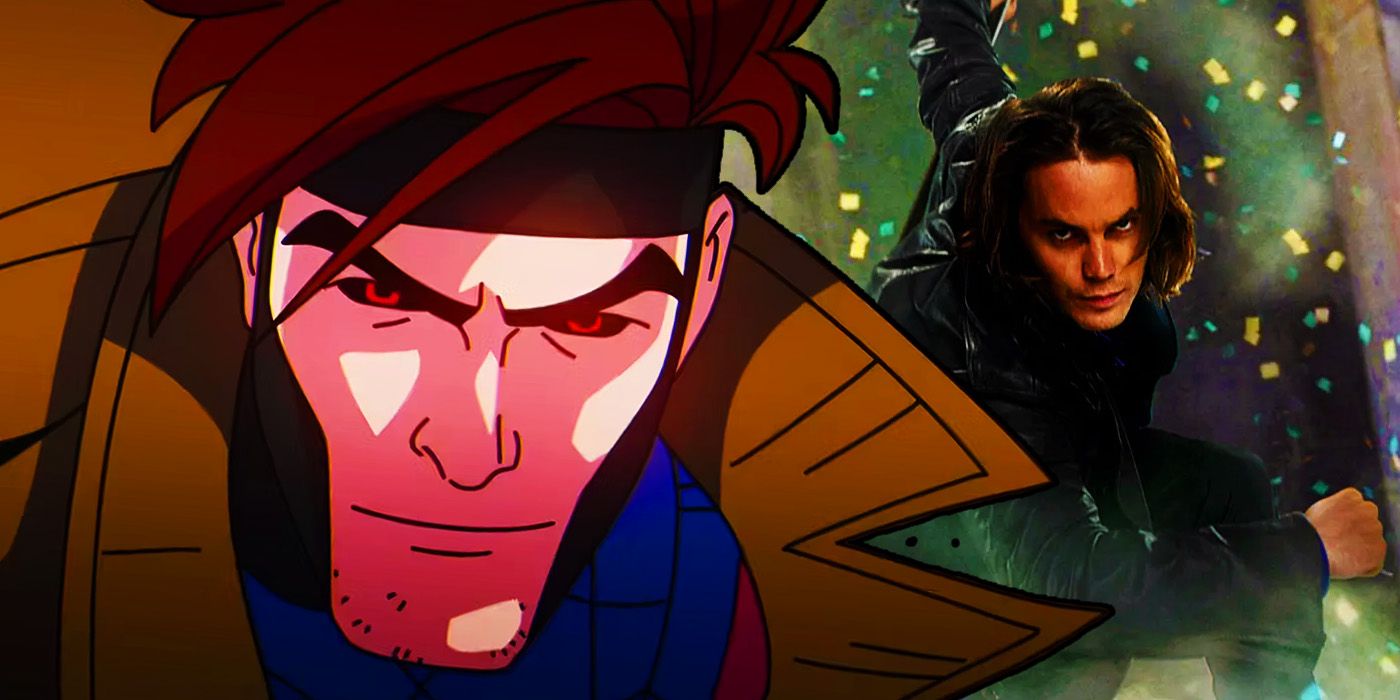 Gambit in X-Men '97 and Taylor Kitsch as Gambit in X-Men Origins Wolverine