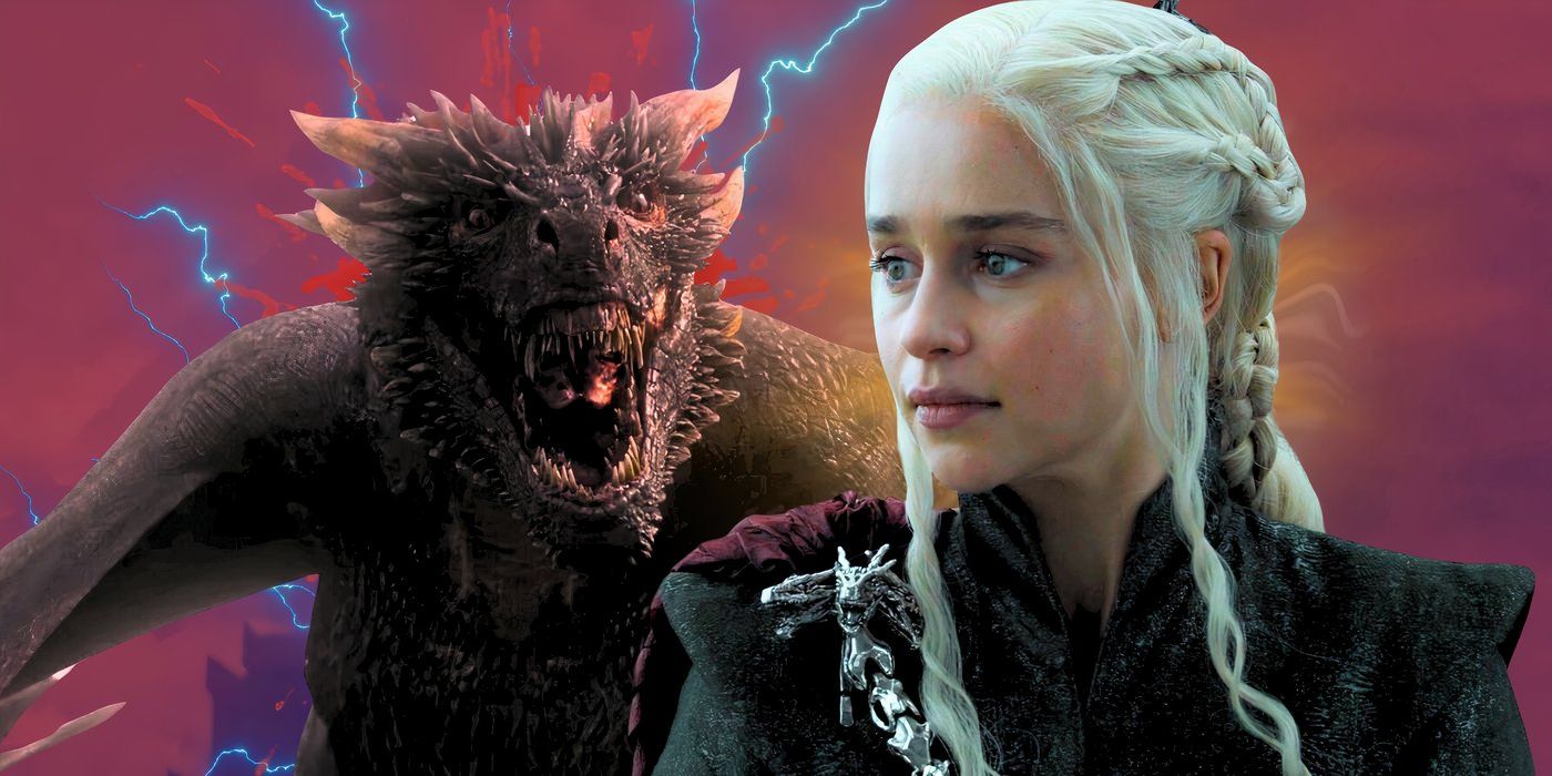 Daenerys and Dragon in Game of Thrones