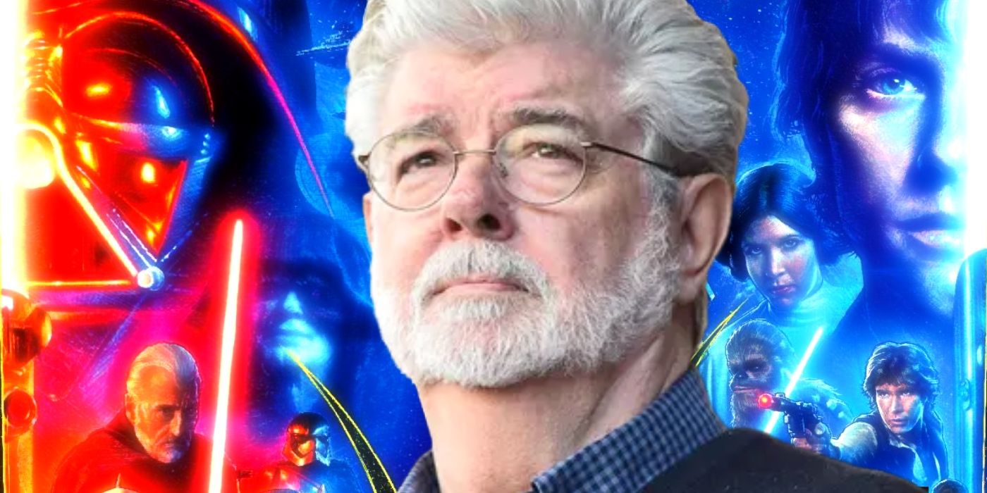 George Lucas and Star Wars Poster Custom Image