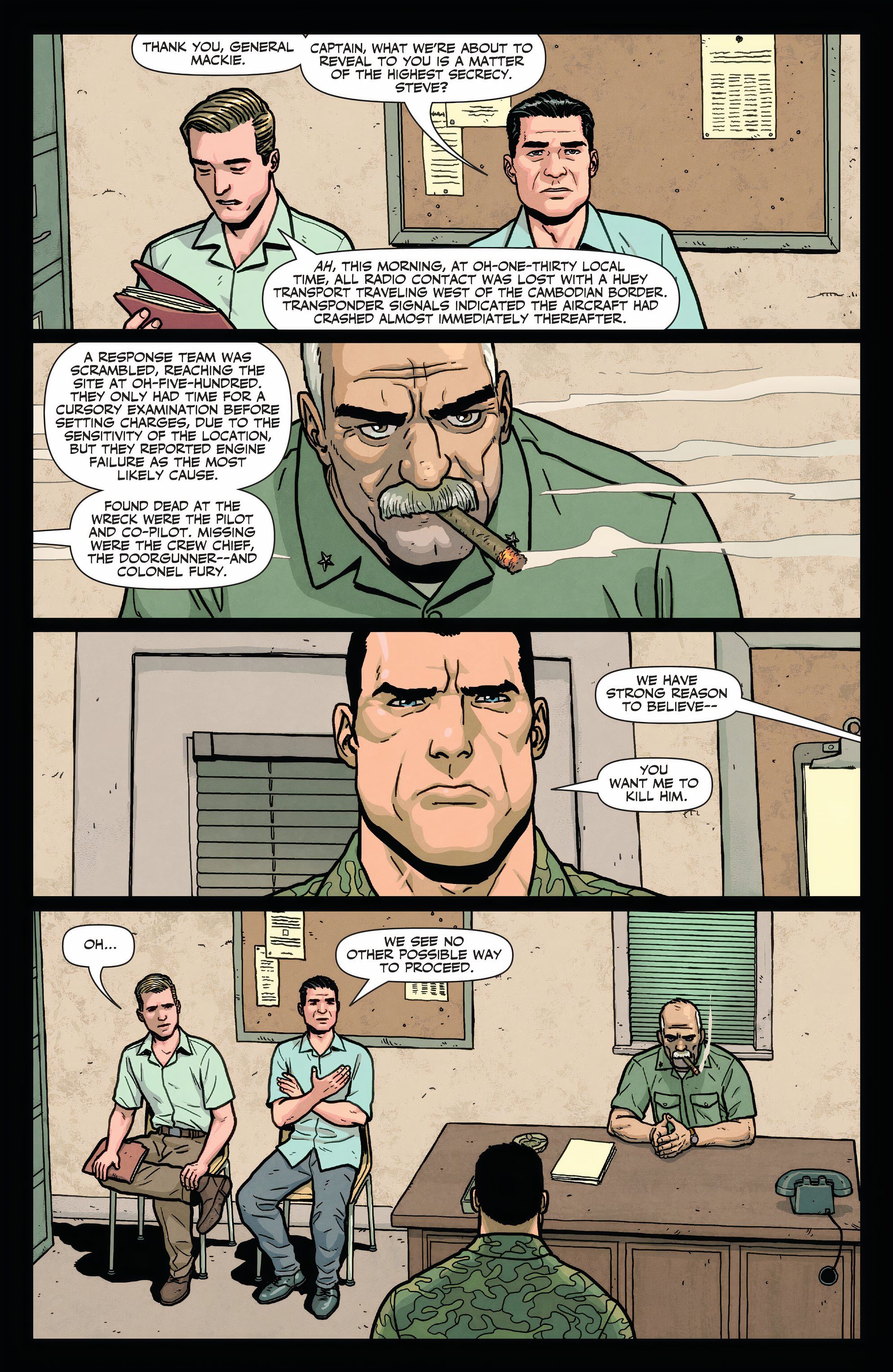 Get Fury #1 Frank Castle is assigned to kill Nick Fury