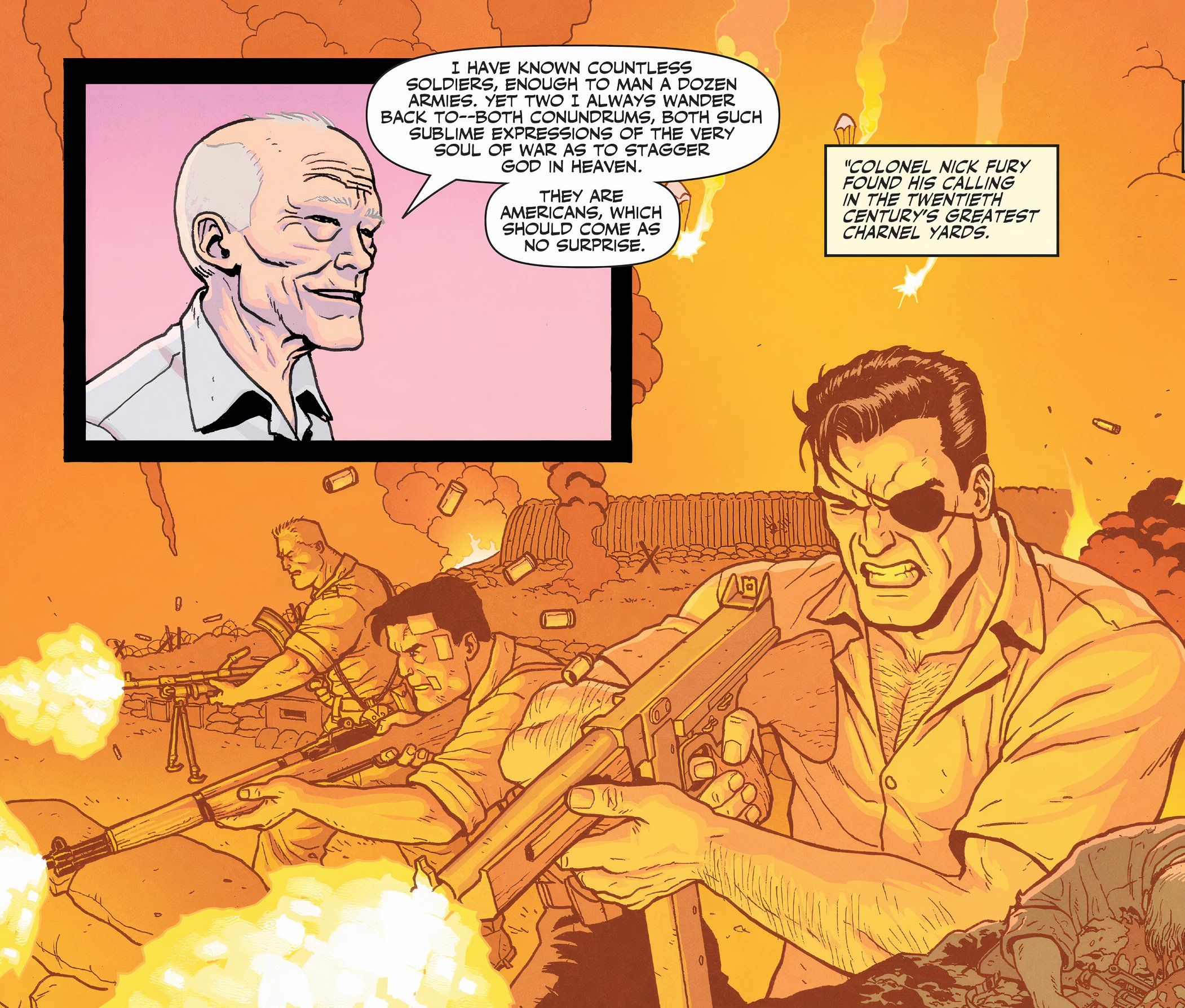 Get Fury #1 Letrong Giap tells the story of Nick Fury