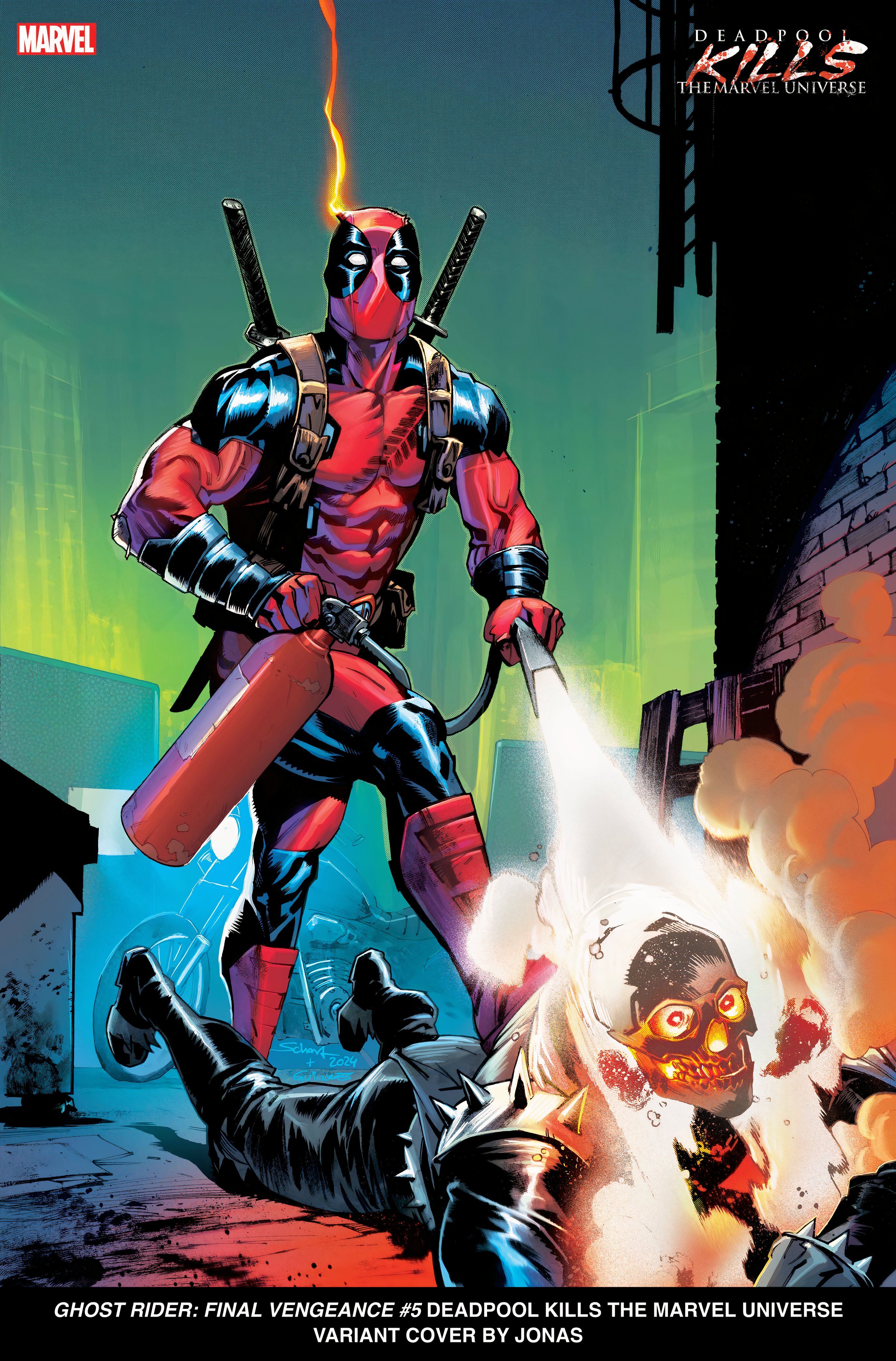 Ghost Rider Final Vengence # 5 Deadpool mata o universo Marvel
