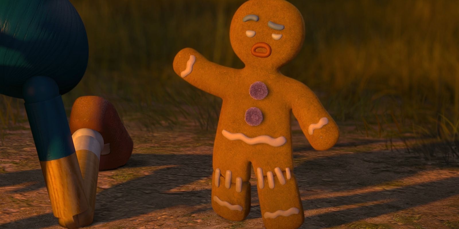 Gingy talks in Shrek the Third