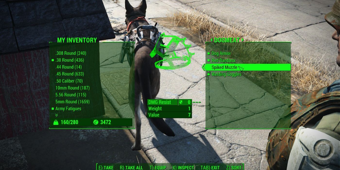 How To Give Dogmeat Armor In Fallout 4