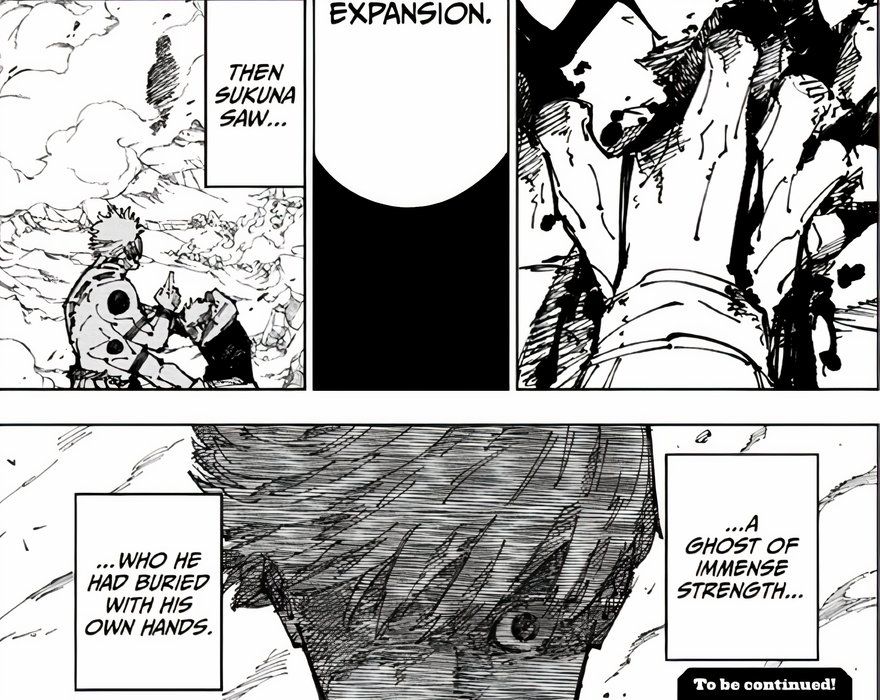 O fantasma de Gojo aparece em Jujutsu Kaisen enquanto Sukuna luta contra Yuji e Todo