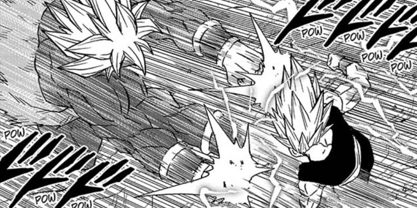 Dragon Ball Super's Gohan and Broly training together. 