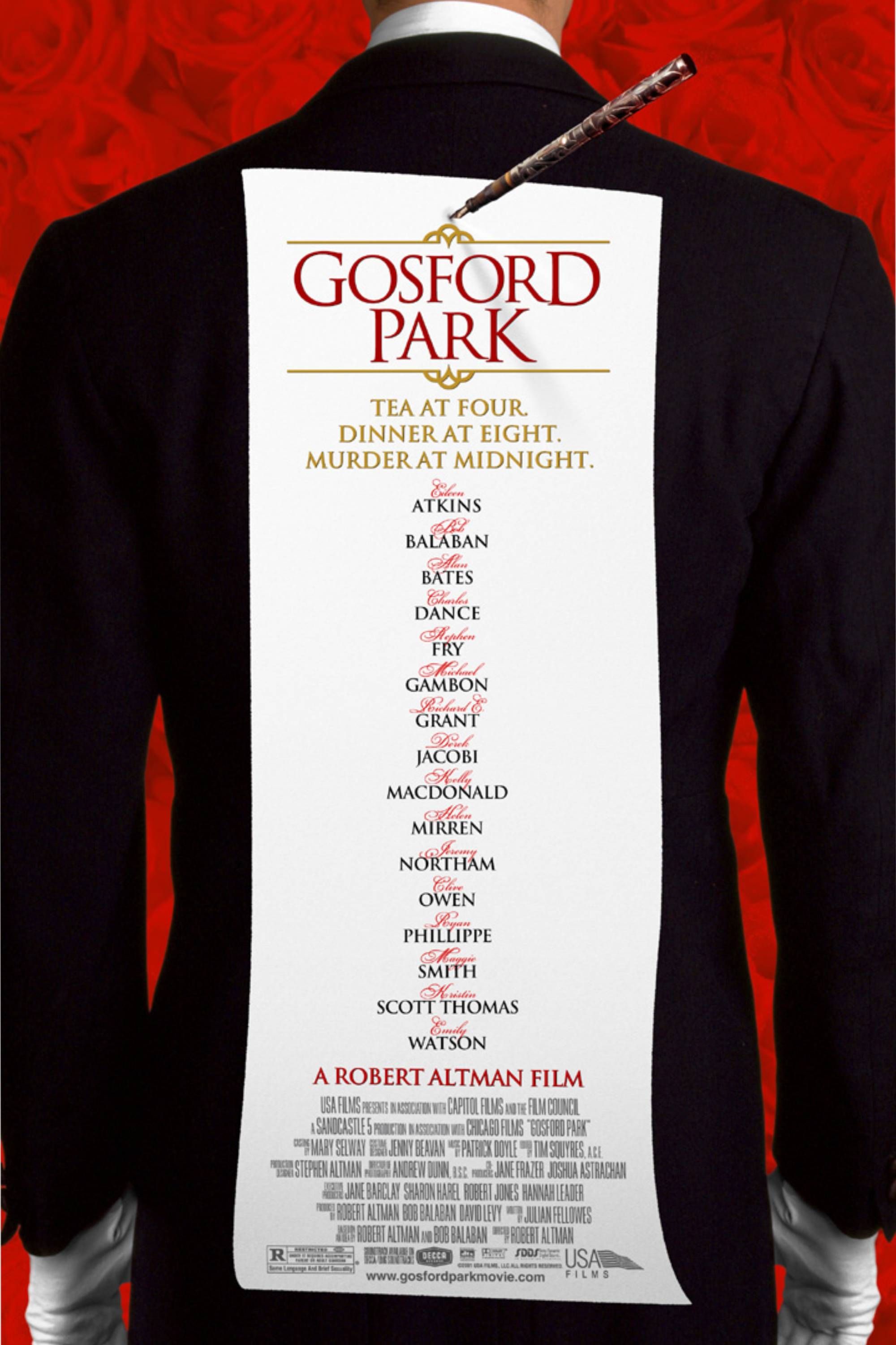 Gosford Park (2001) - Poster