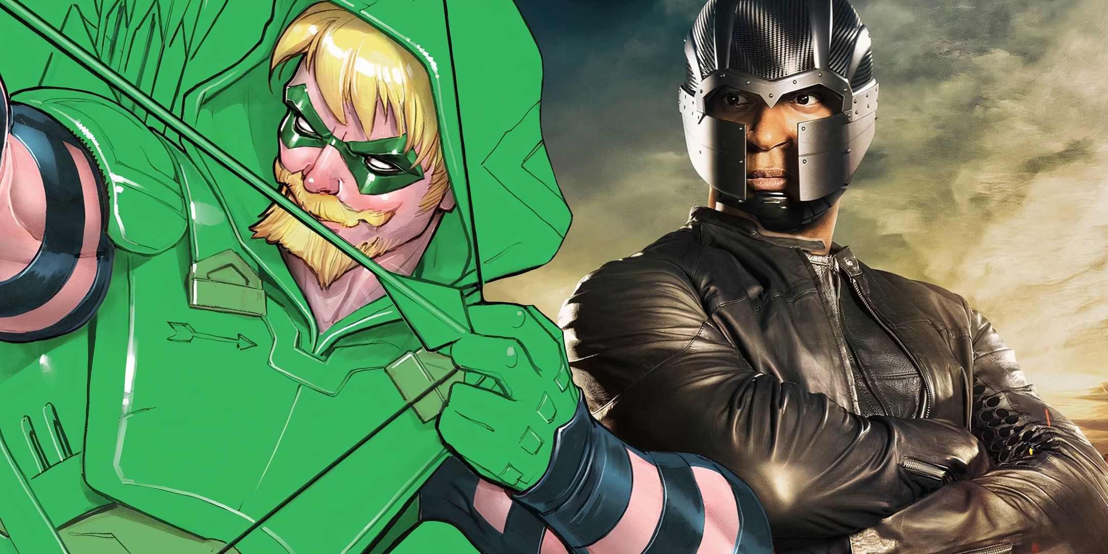 Green Arrow and Arrowverse Spartan DC