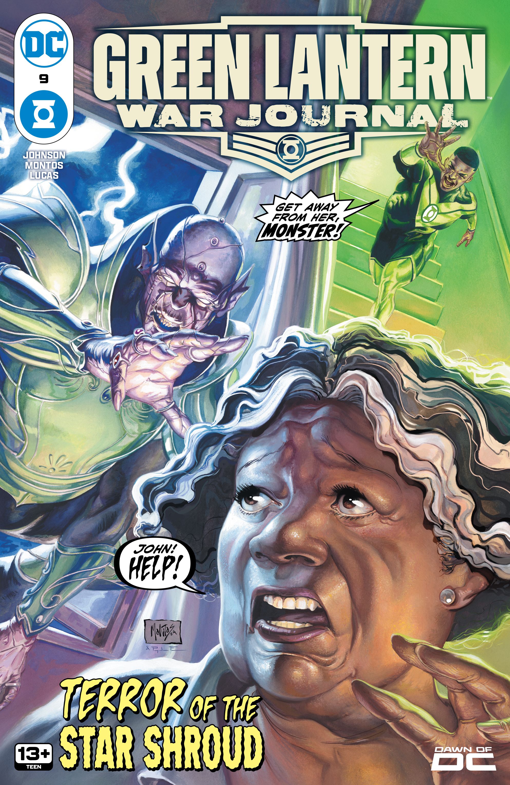 Green Lantern 9 Cover Horror