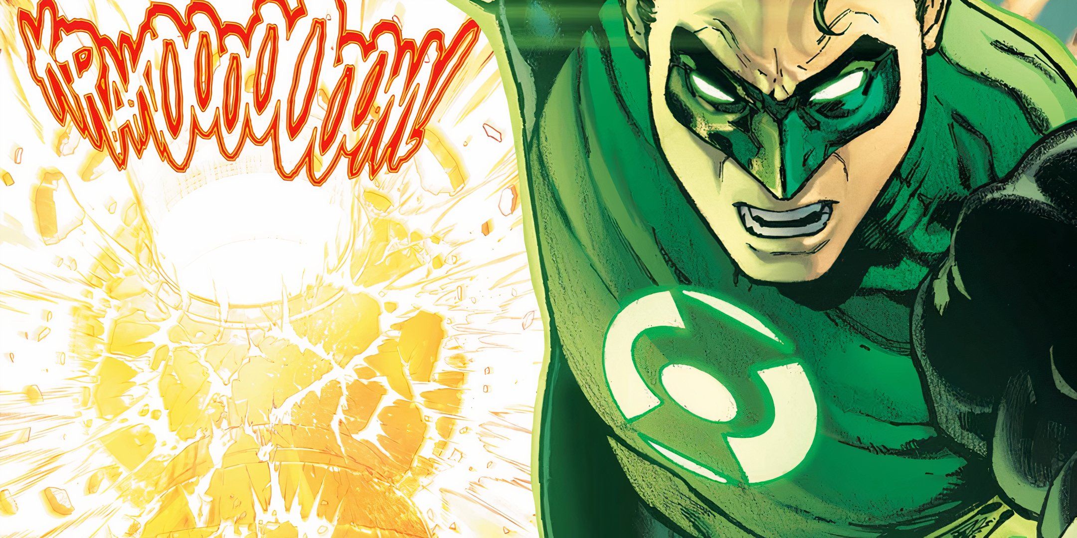 Green Lantern and Exploding Power Battery DC