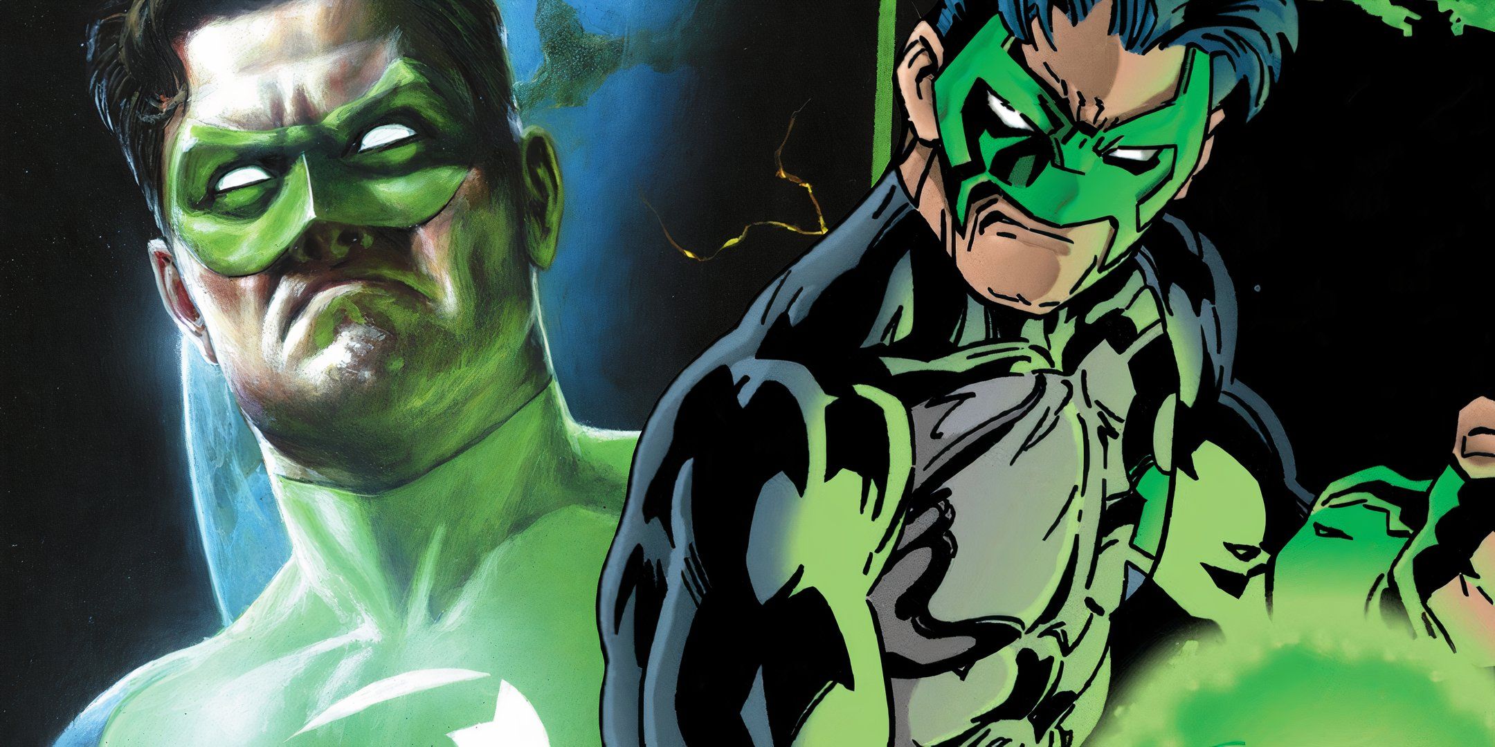 Green Lantern Kyle and Hal Featured DC