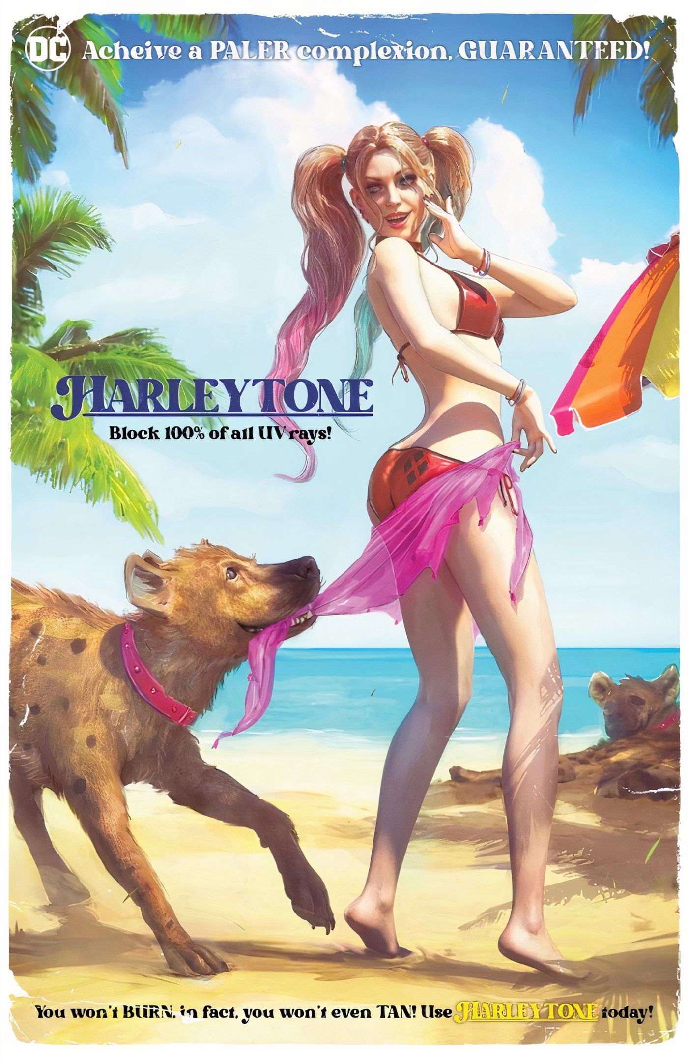 Capa variante Harley Quinn #40 Coppertone