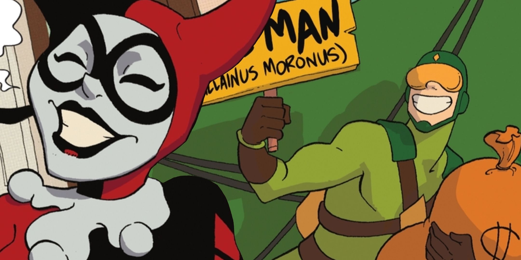 Harley Quinn and Kite-Man Featured DC