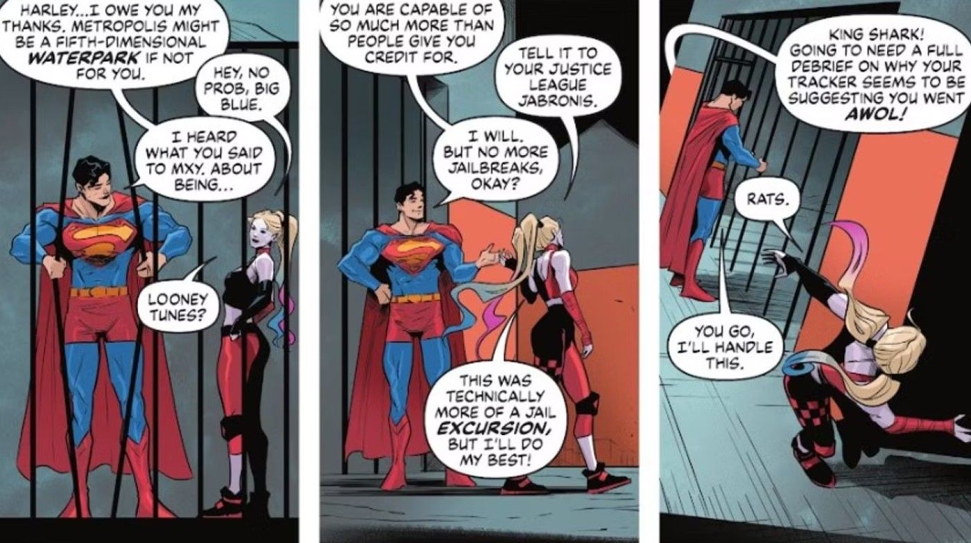 harley quinn and superman chat