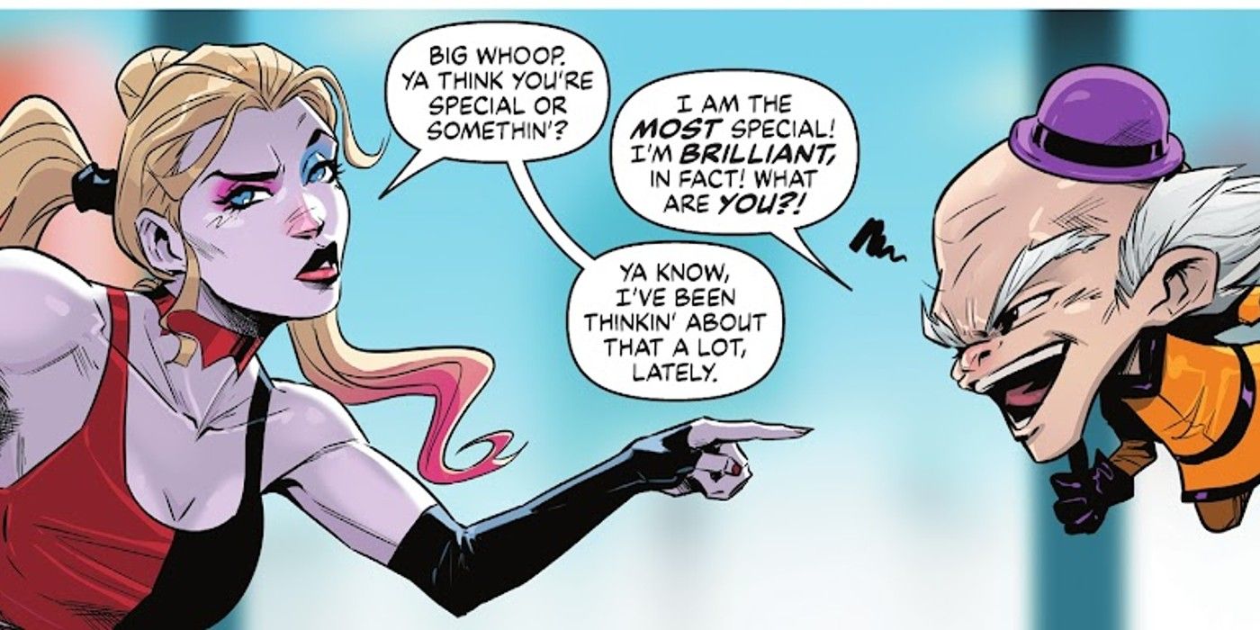harley quinn argues with mr mxyzptlk