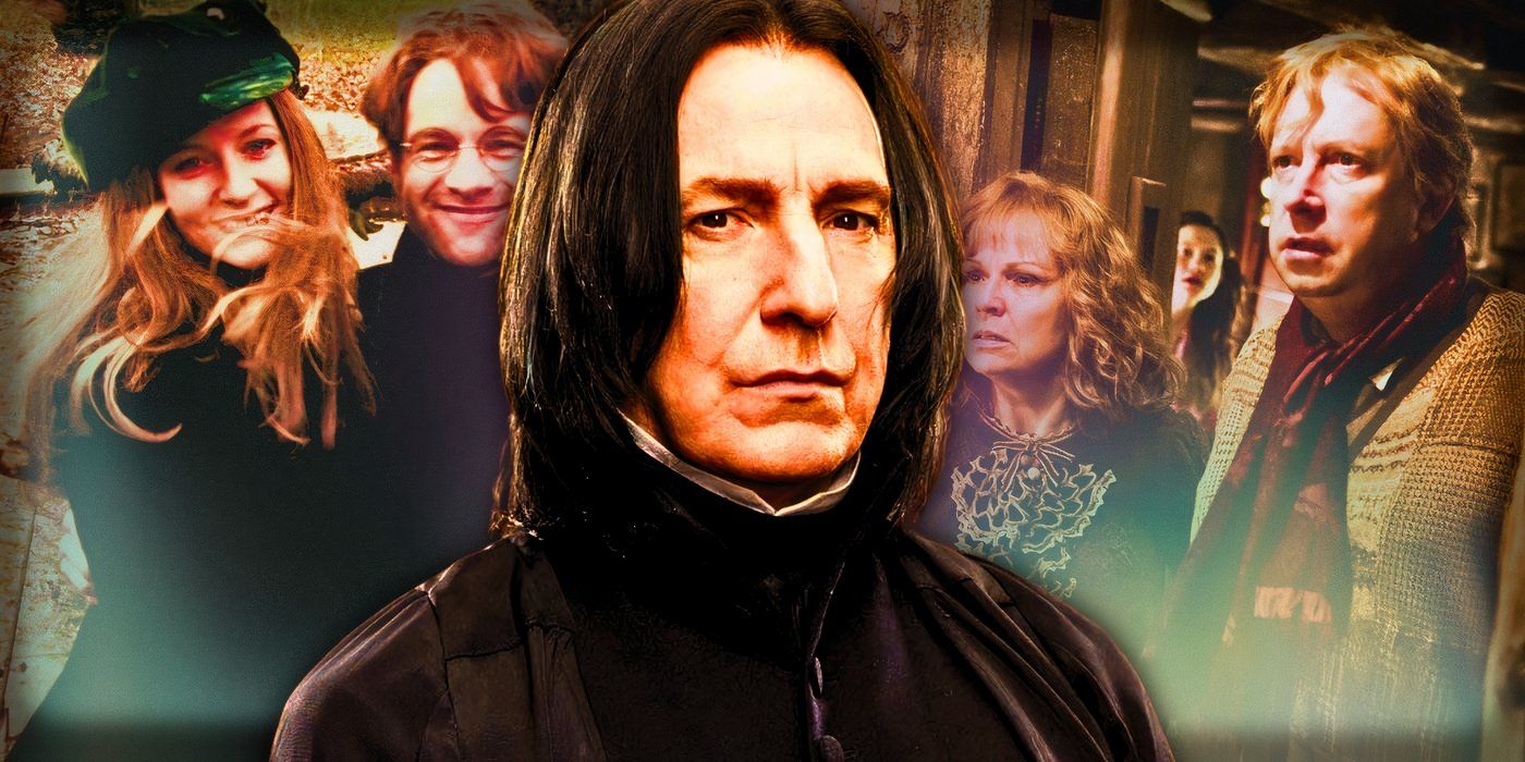 Harry-Potter-Snape-Alan-Rickman-James-and-Lily-Potter-Molly-and-Arthur-Weasley
