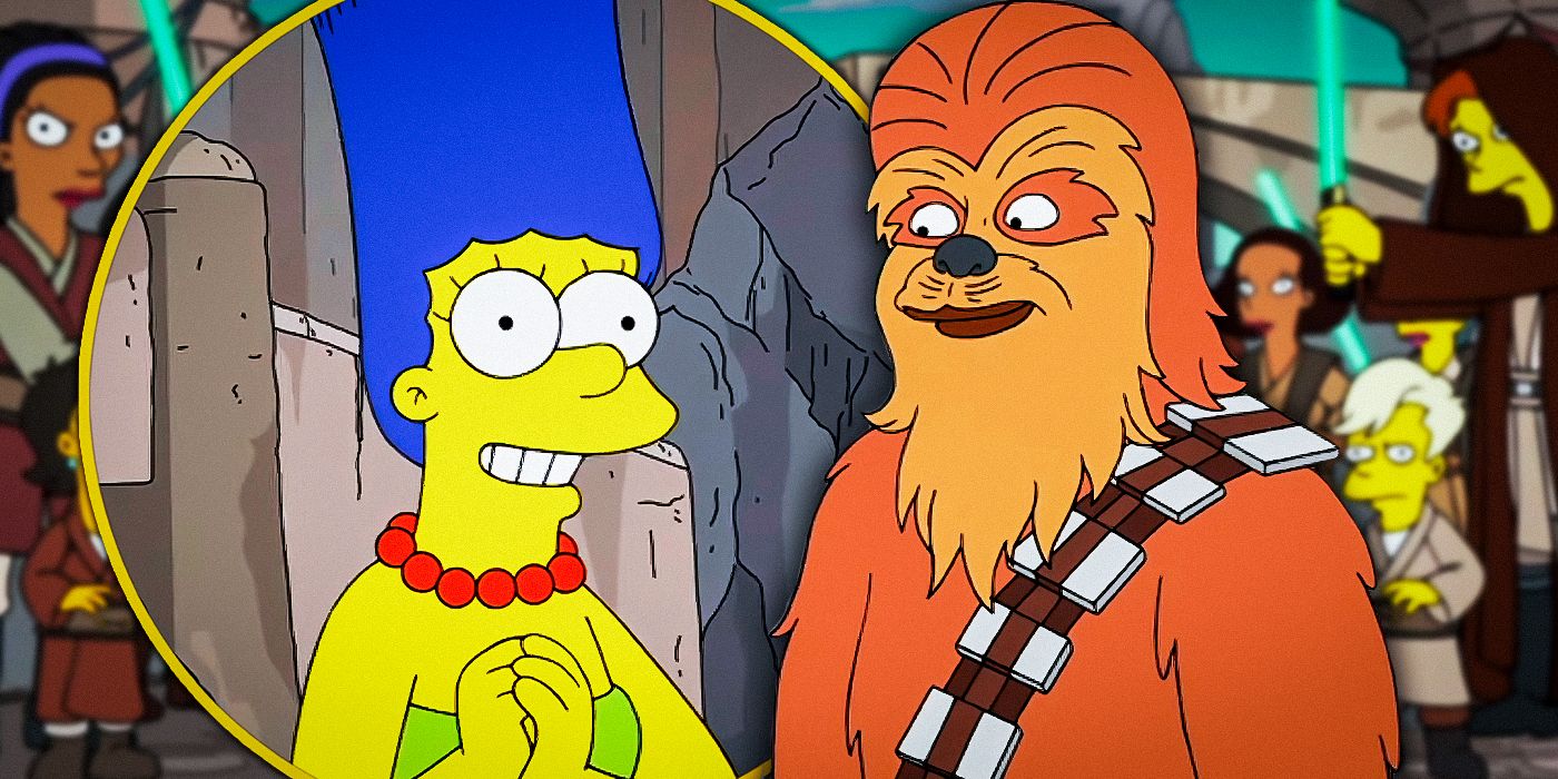 The Simpsons May The 12th Be With You mage of Marge and Chewbacca