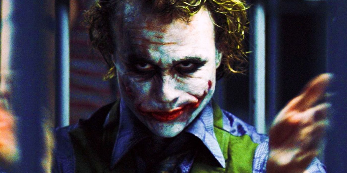 Heath Ledger's Joker clapping in prison in The Dark Knight
