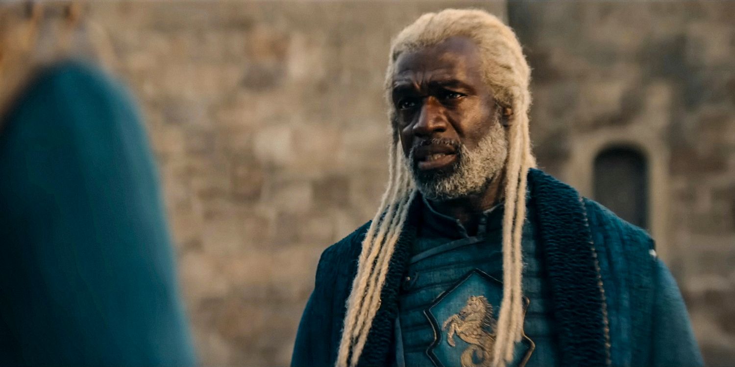 Steve Toussaint as Lord Corlys 'The Sea Snake' Velaryon in House of the Dragon season 2