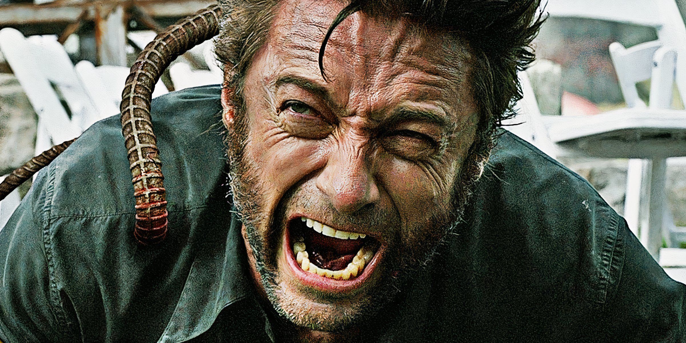 Hugh Jackman's Wolverine screams in pain in X-Men Days of Future Past