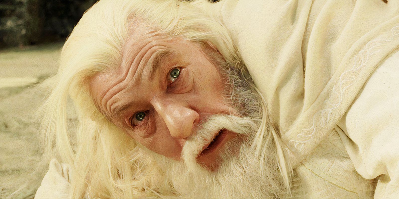 Ian McKellen as Gandalf in The Lord of the Rings The Return of the King