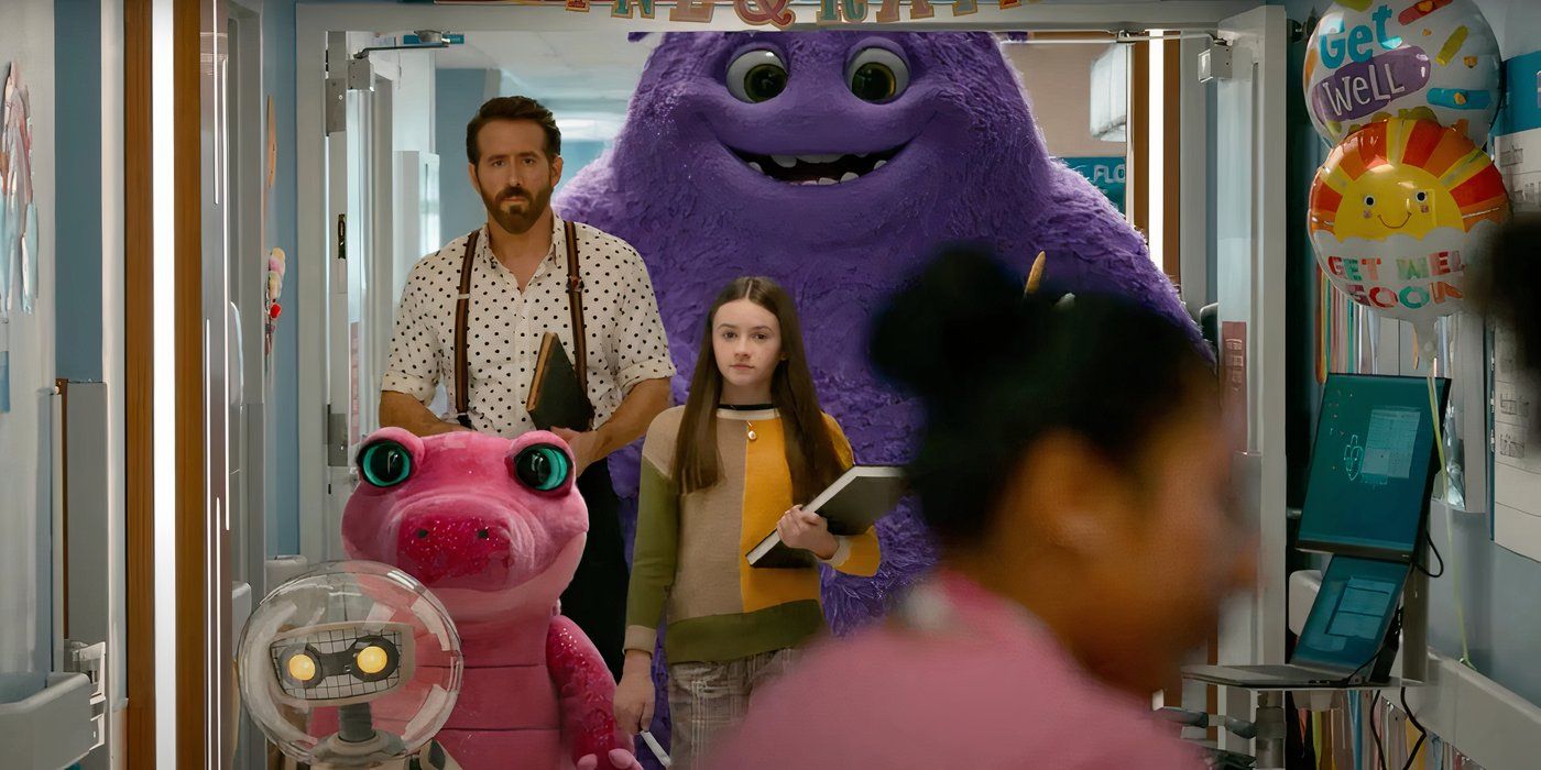 Cal, Bea and several imaginary friends in a hospital in IF