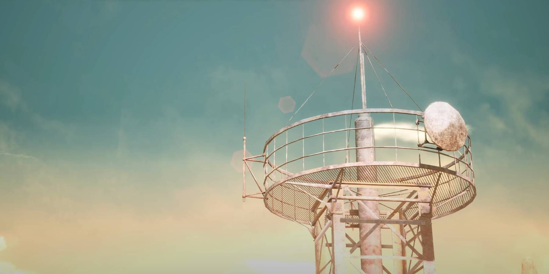 Sand Land consertou a Torre de Rádio enviando um sinal que revela seções do mapa mundial aberto