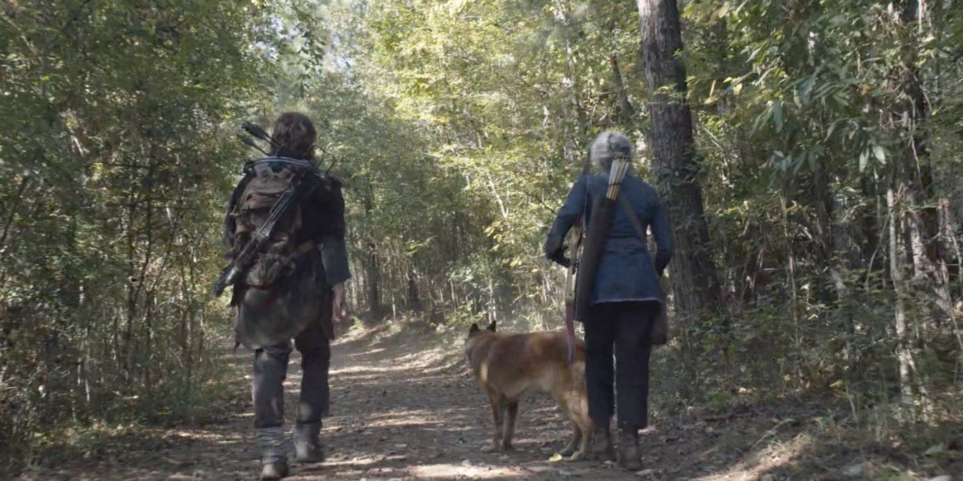 Daryl (Norman Reedus) is done with Carol (Melissa McBride) on The Walking Dead Season 10 Episode 21