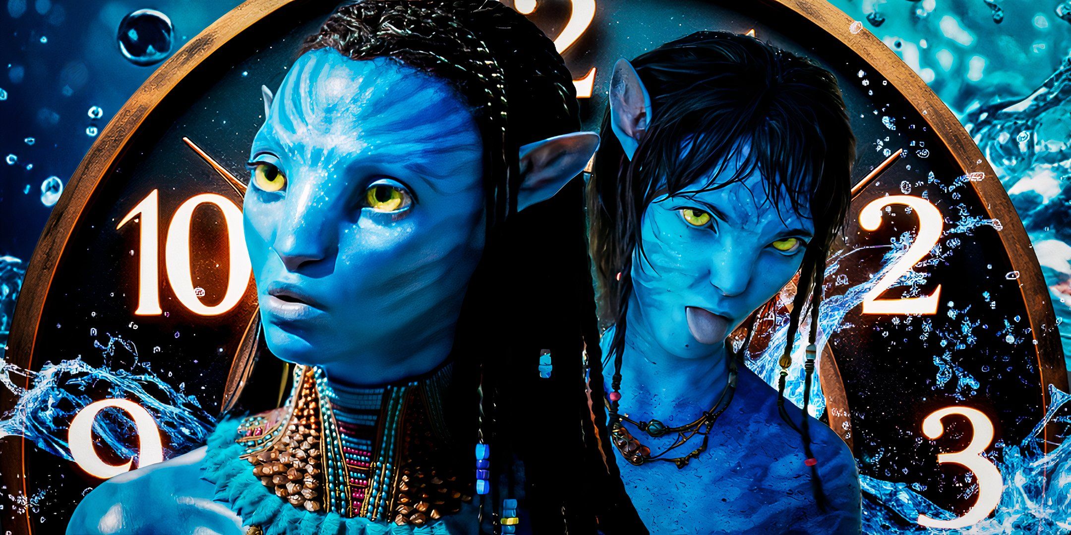 Characters from James Cameron's Avatar franchose.