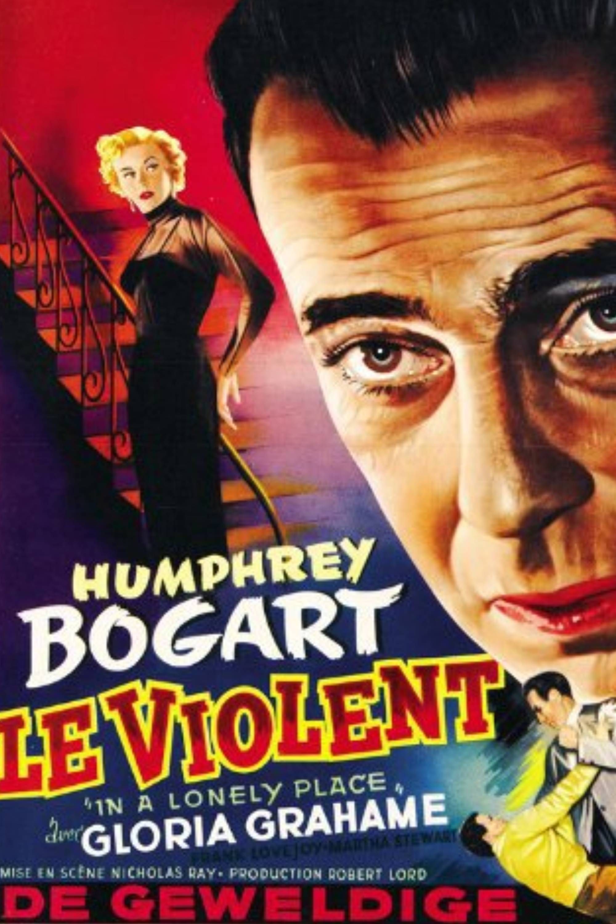 Em Um Lugar Solitário (1950) - Pôster - Humphery Bogart