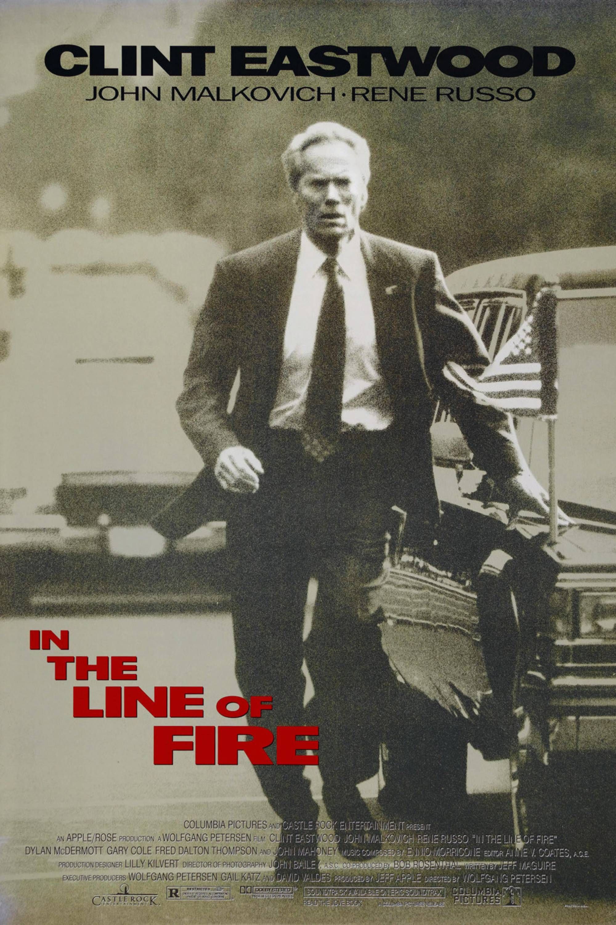 In the Line of Fire (1993) - Poster - Clint Eastwood