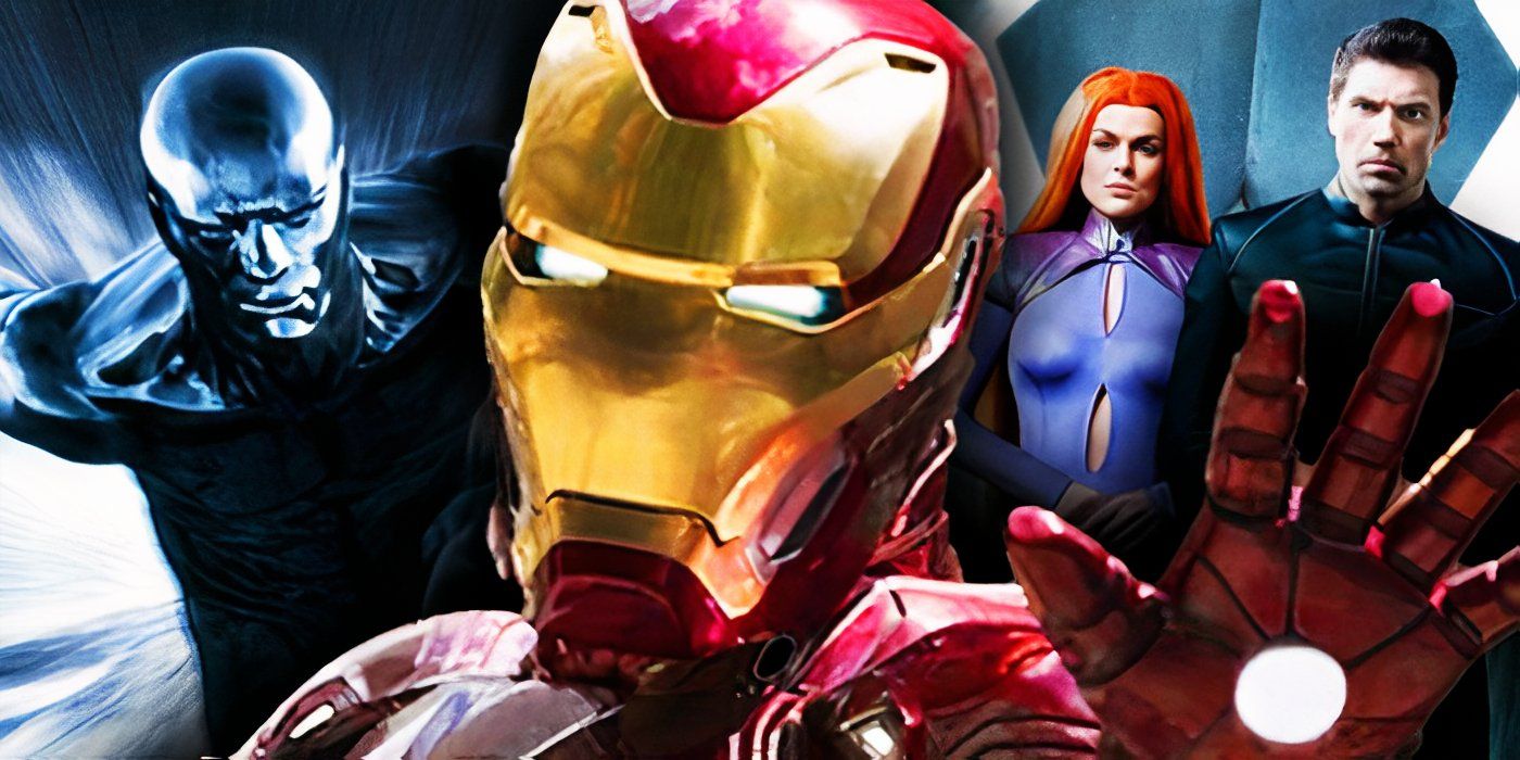 Iron Man in the MCU with the Silver Surfer and the Inhumans