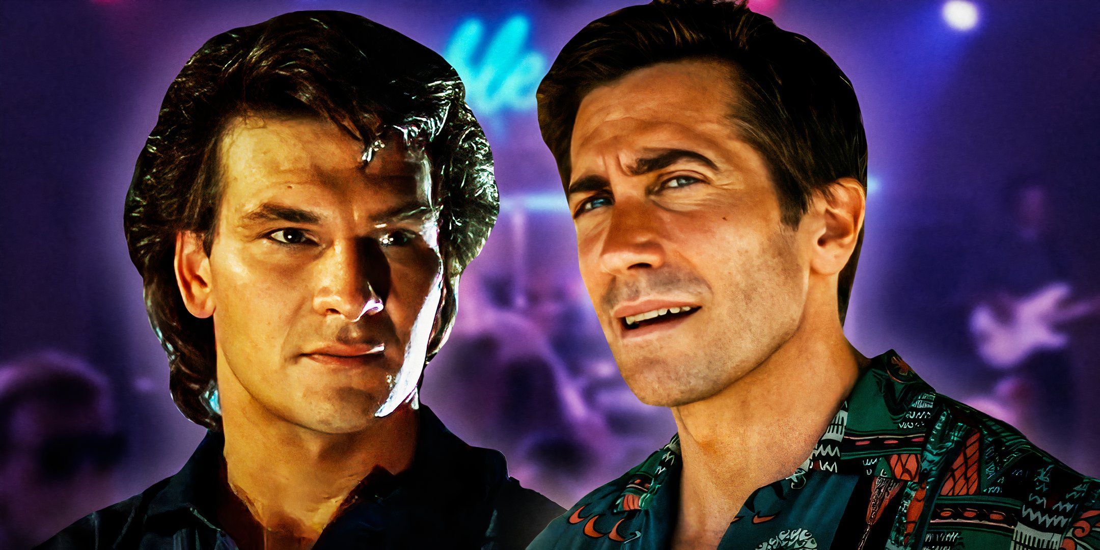 Jake-Gyllenhaal-as-Dalton-from-Road-House-2024-and-Patrick-Swayze-as-James-Dalton-from-Road-House