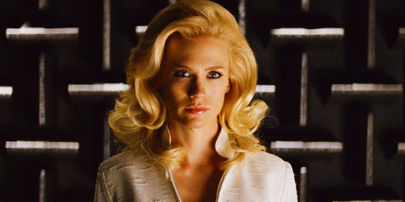 Emma Frost de January Jones na prisão em X-Men First Class