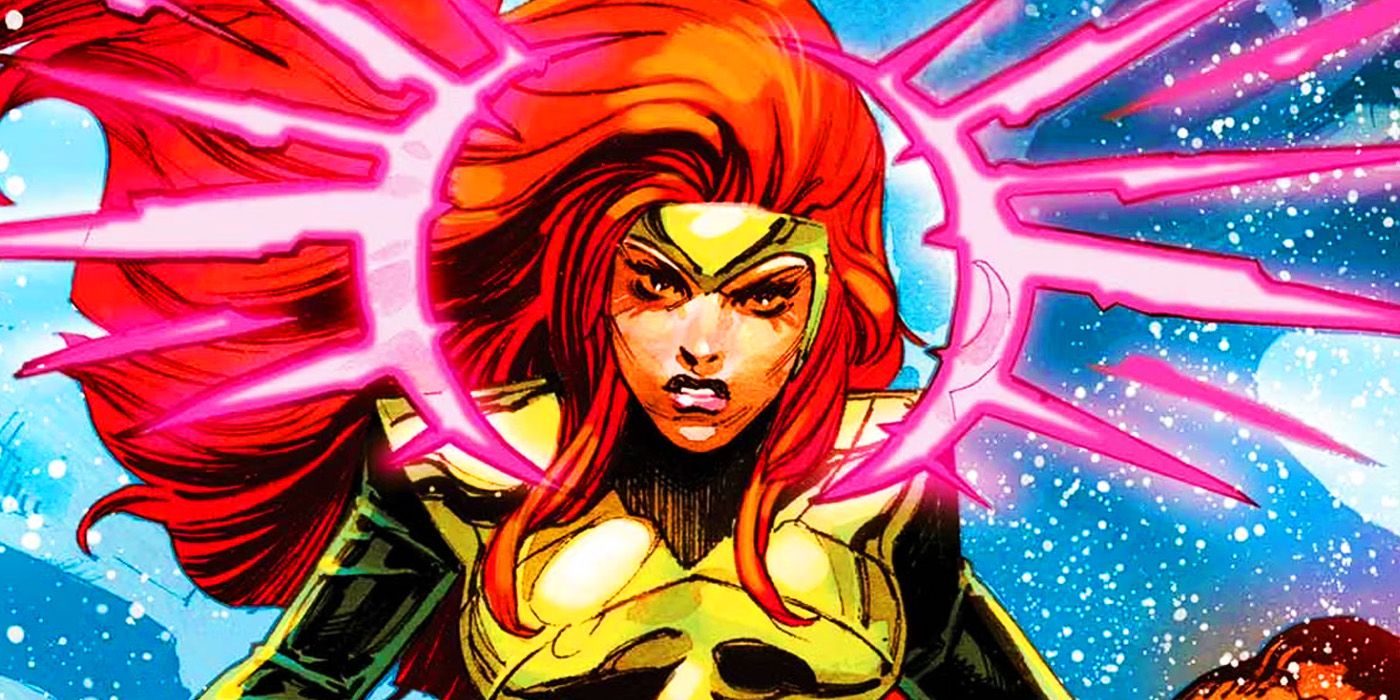Jean Grey using her power in Marvel Comics