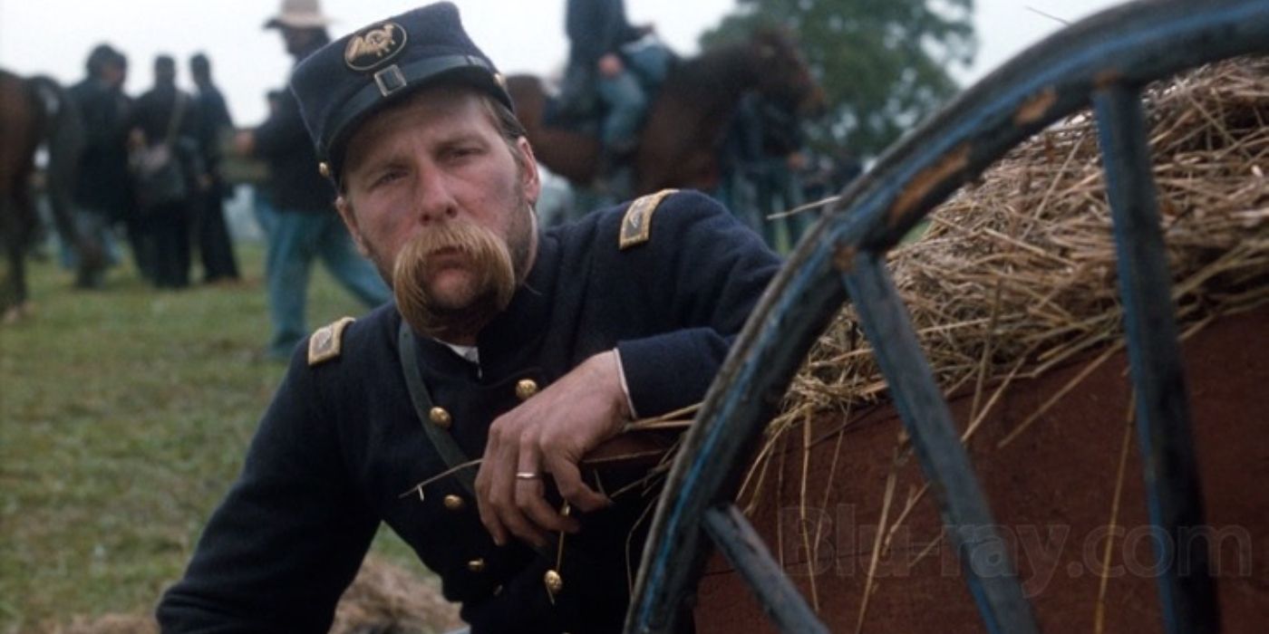 Jeff Daniels as Colonel Chamberlain in Gettysburg