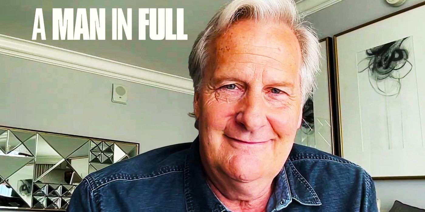 Edited image of Jeff Daniels during A Man in Full interview