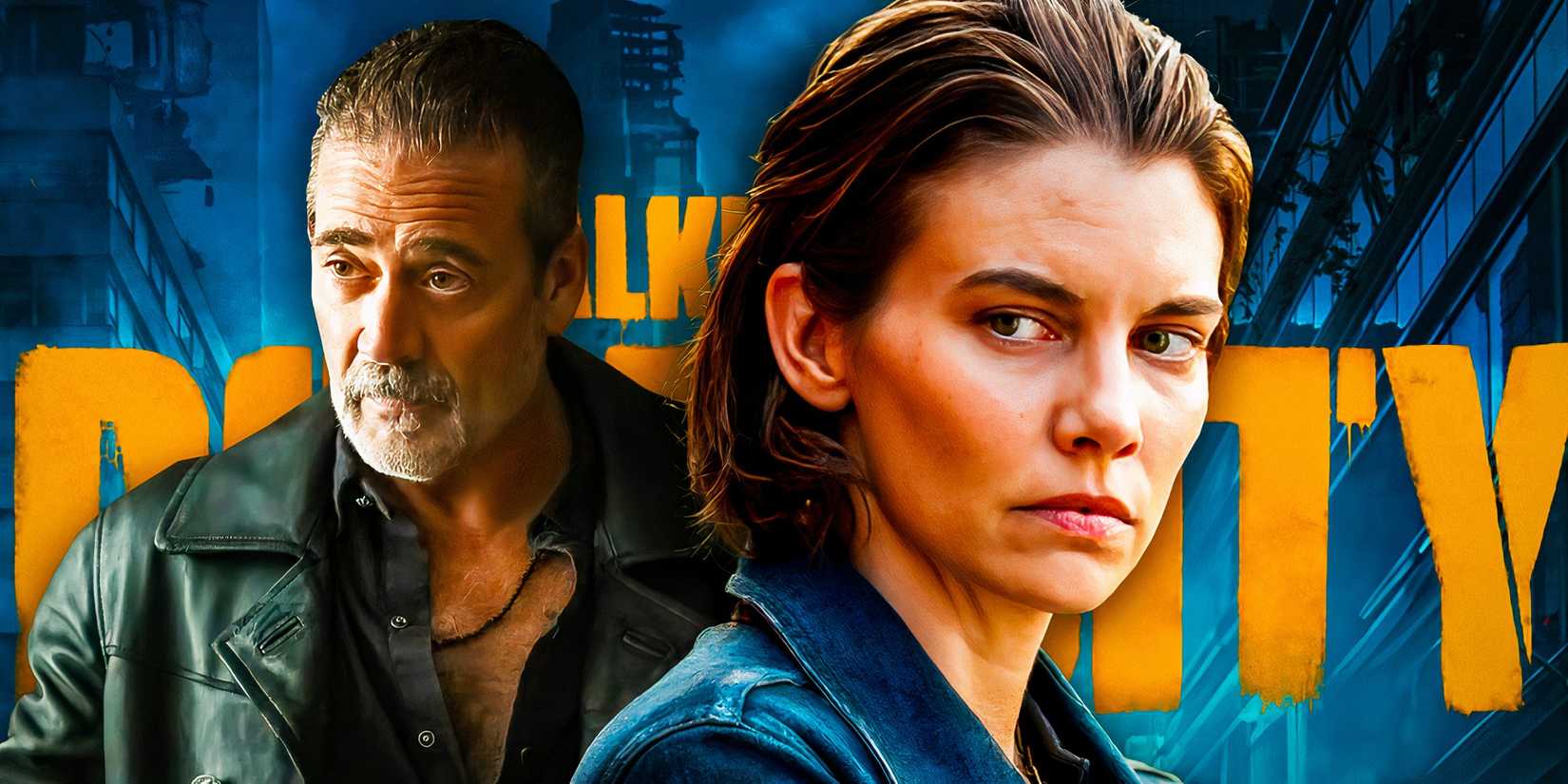 Jeffrey Dean Morgan as Negan and Lauren Cohan as Maggie from The Walking Dead: Dead City