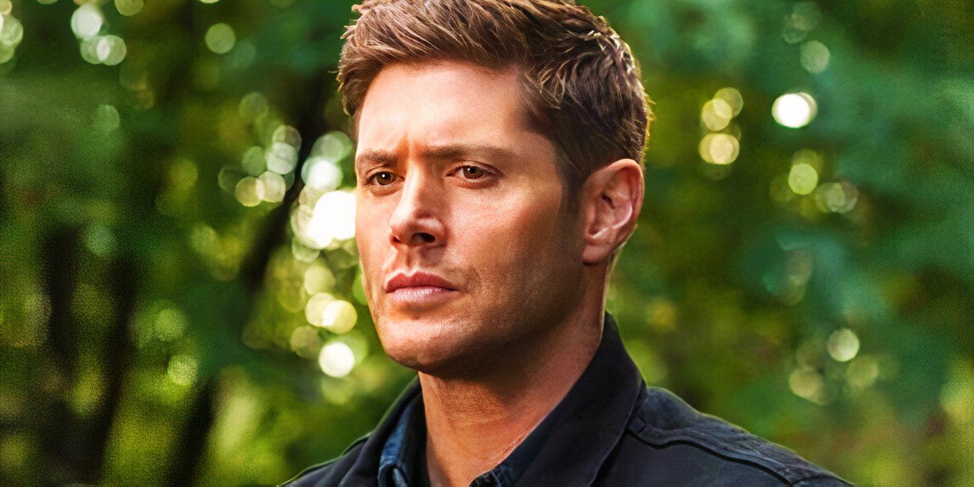 Jensen Ackles looking stern in Supernatural