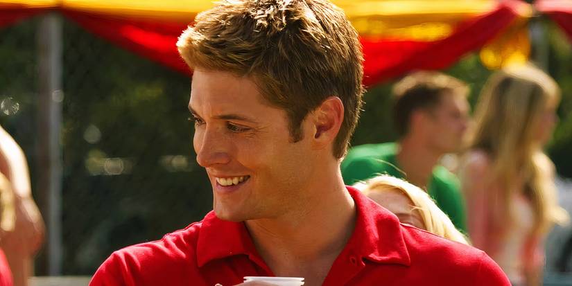 Jensen Ackles smiling in Smallville