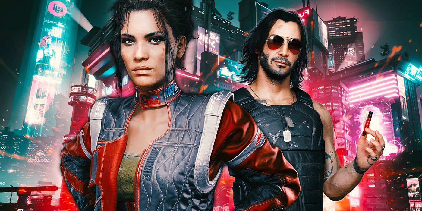 Johnny and Panam from Cyberpunk 2077