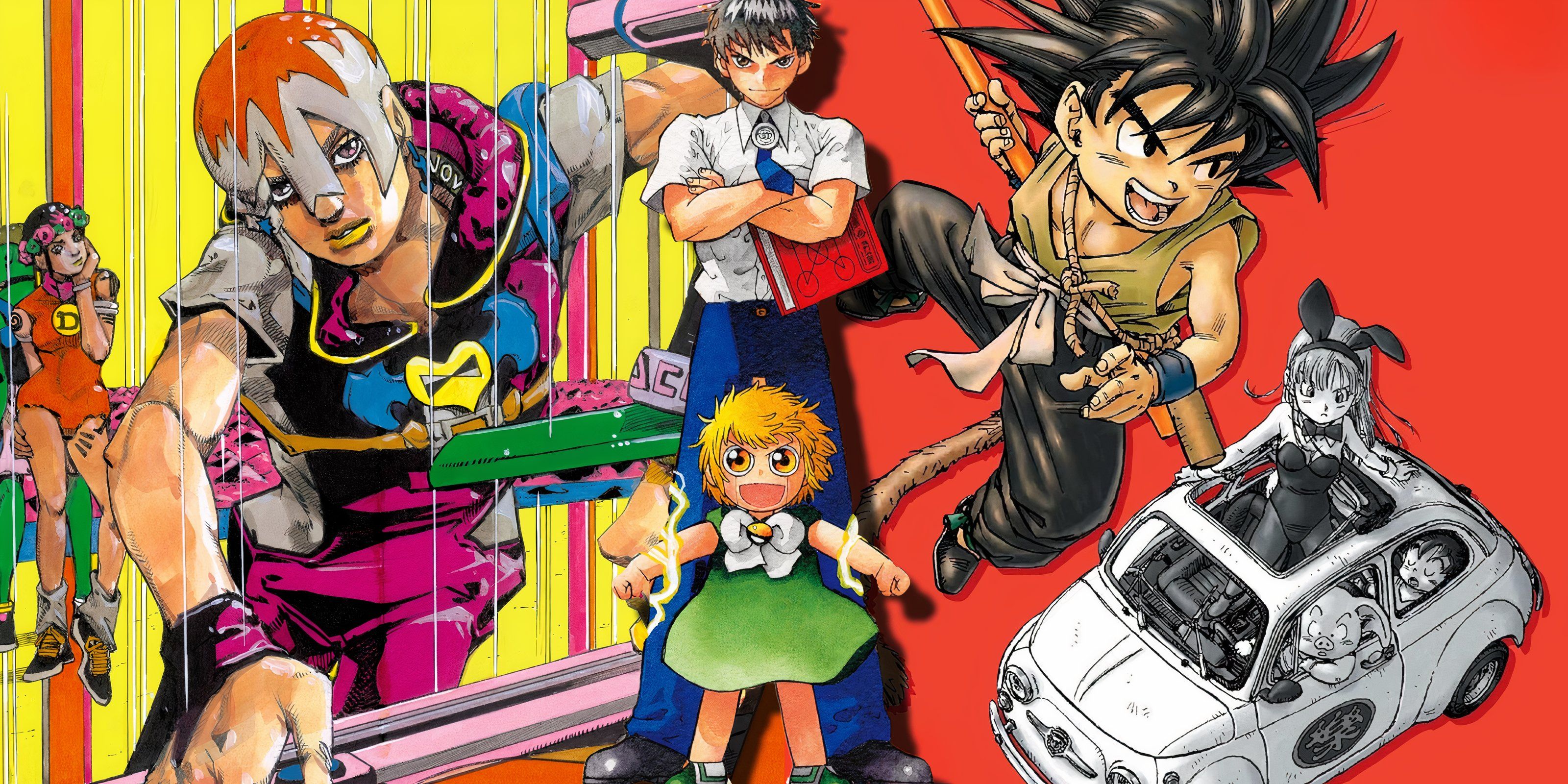 JoJo's Bizarre Adventure, Dragon Ball, and Zatch Bell!