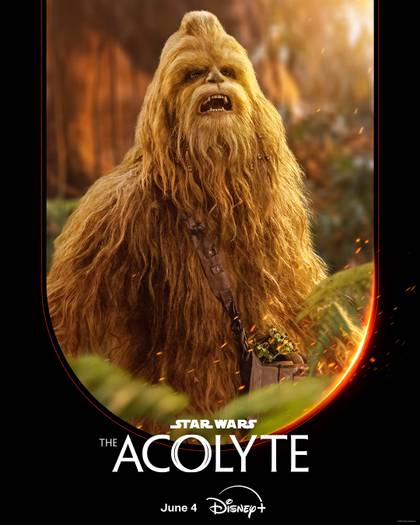 Joonas Suotamo as Kelnacca in Star Wars The Acolyte Poster