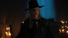 Joseph Crackstone in his big hat in Wednesday.