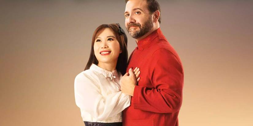 Josh holding Lily's hand and standing side by side in 90 Day Fiance