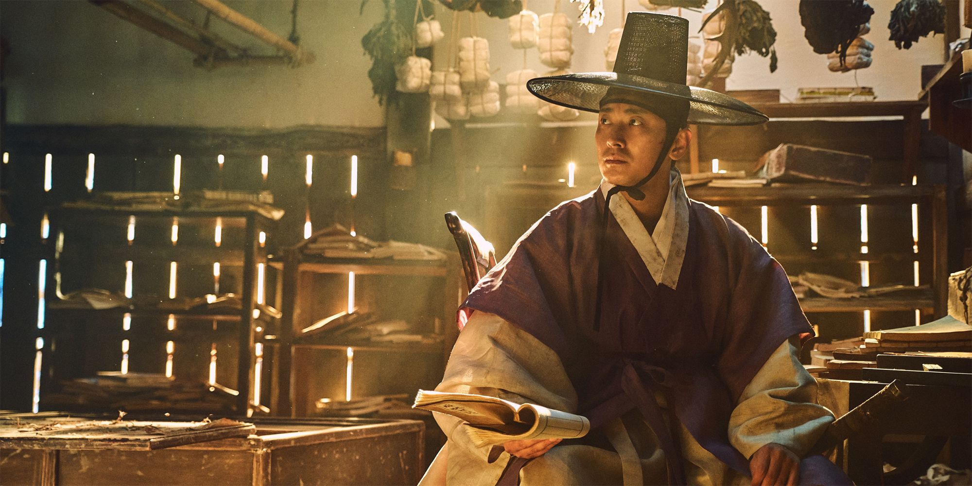 Ju Jihoon as Lee Chang in Netflix's Kingdom