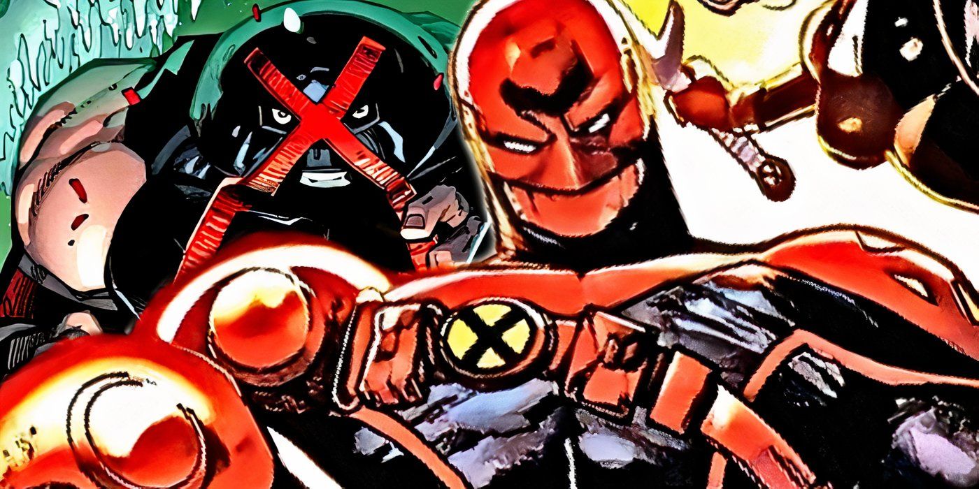X-Force's Tank with the Juggernaut behind him.