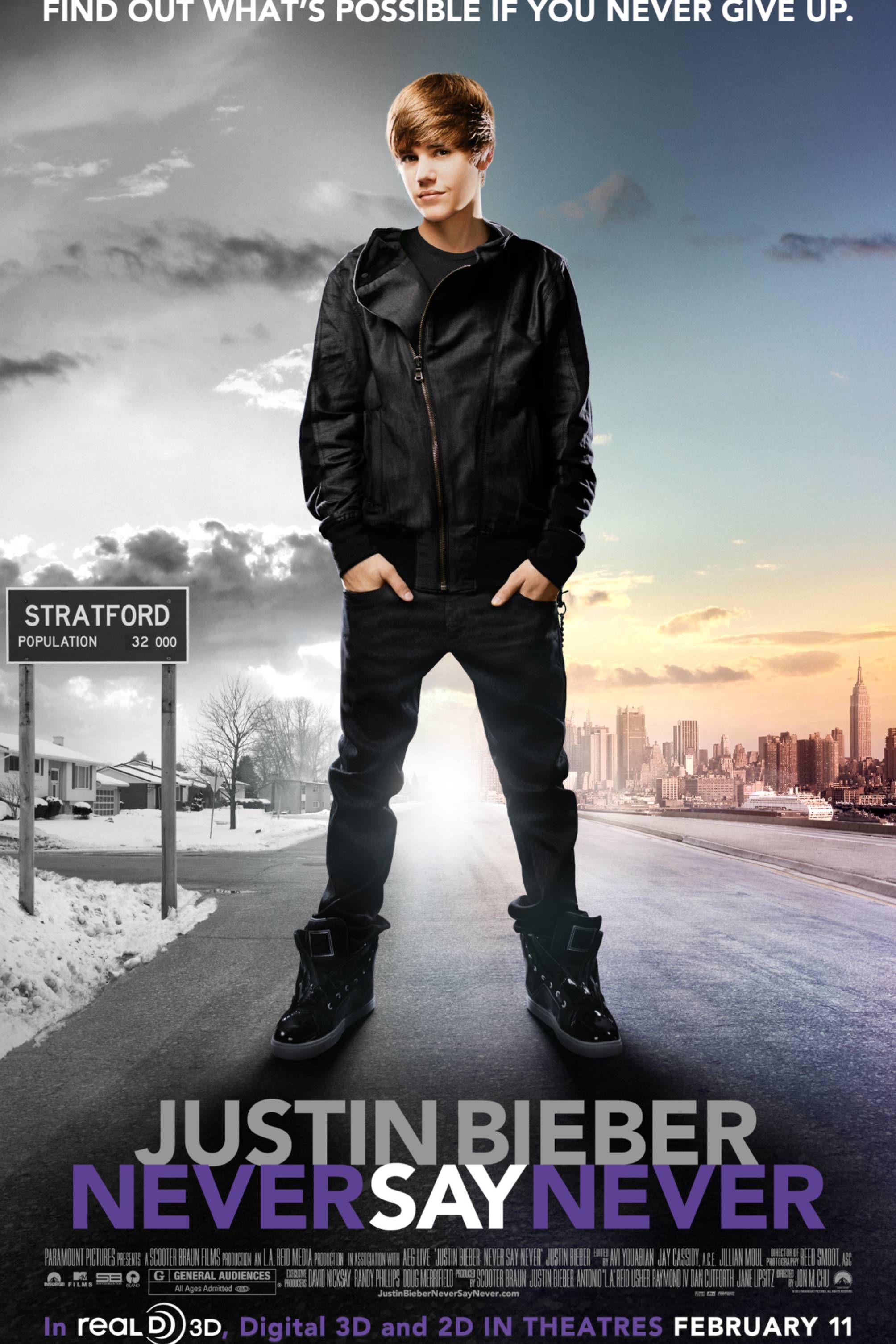 Justin Bieber_ Never Say Never - Poster - Justin Bieber Putting His Hand In His Pockets